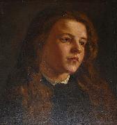 Knud Bergslien Julie painted in 1873 France oil painting artist